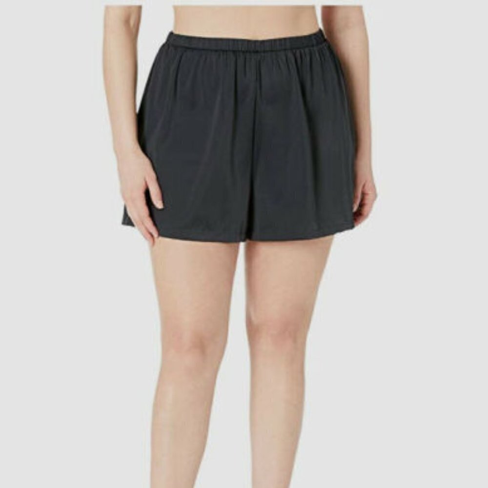 MAXINE of Hollywood black swimsuit shorts
